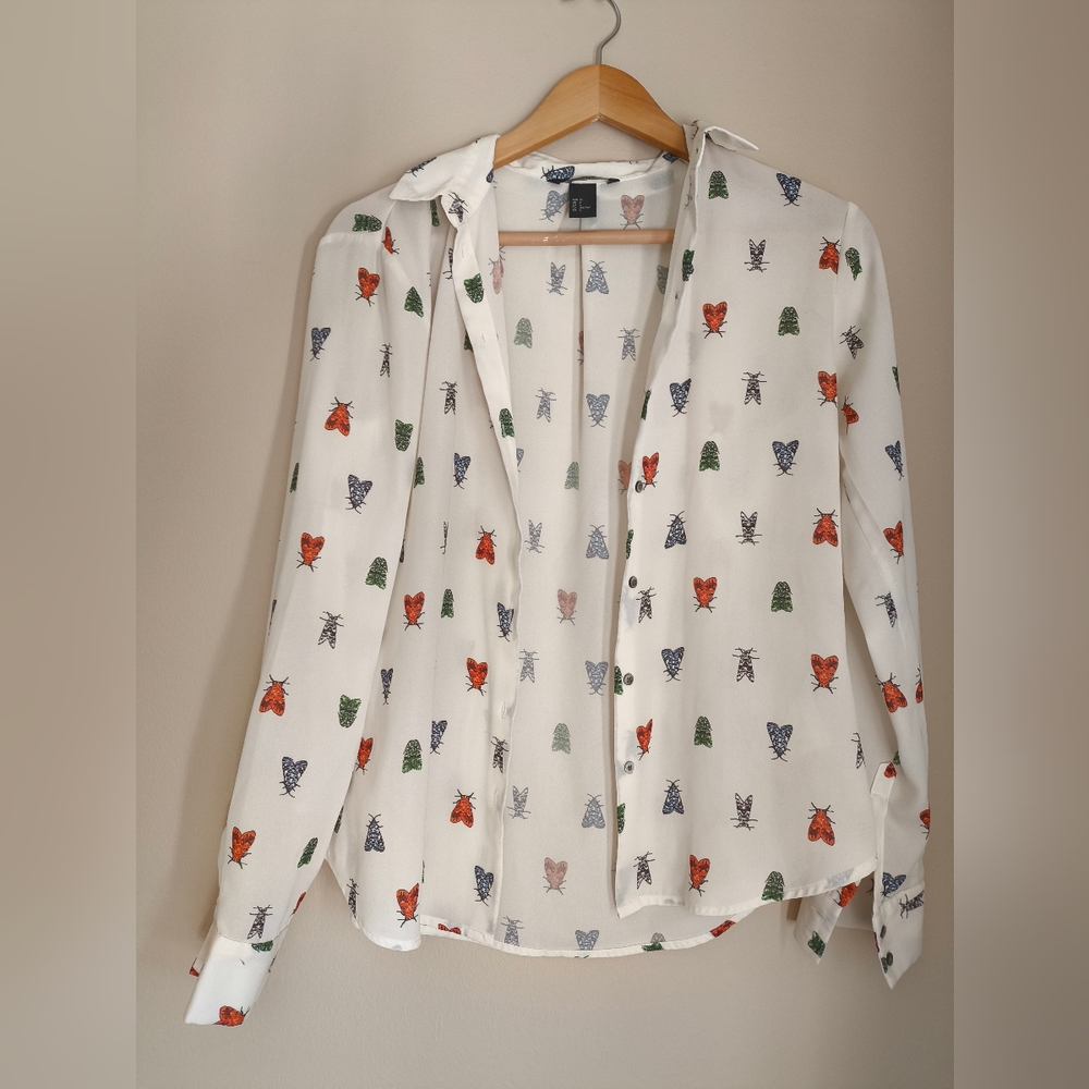 Bug print shirt